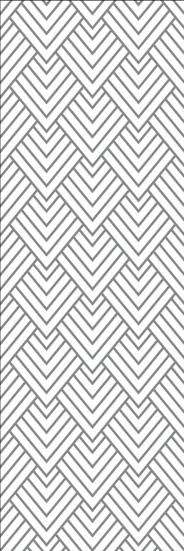 Geometriske vinyl tæppe med hvidt trekantet mønster - TenStickers