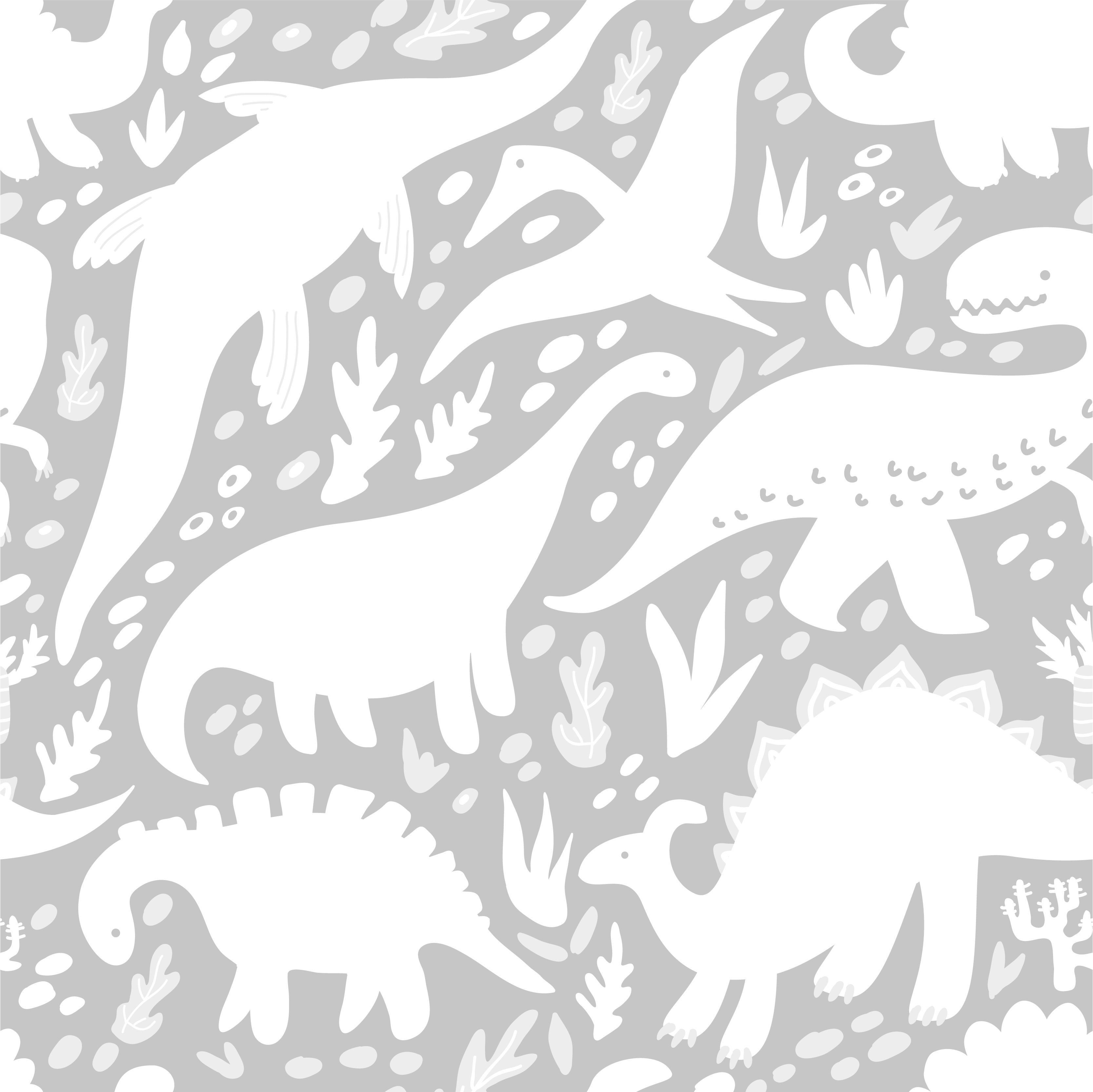 Vinyltæppe til soveværelse med dinosaur mønster - TenStickers