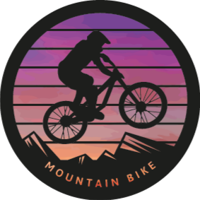 Natur vinyl tæppe til bjergcyklist - TenStickers