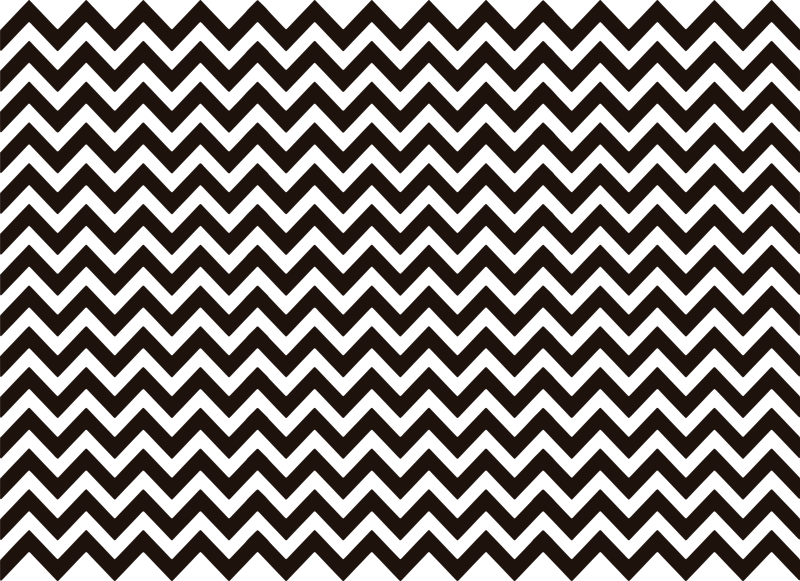 Geometriske vinyl tæppe zigzag striber - TenStickers