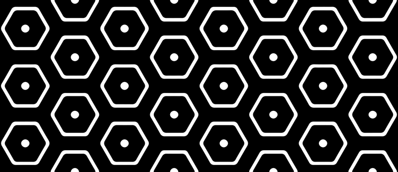 Geometriske vinyl tæppe minimalistisk mønster - TenStickers