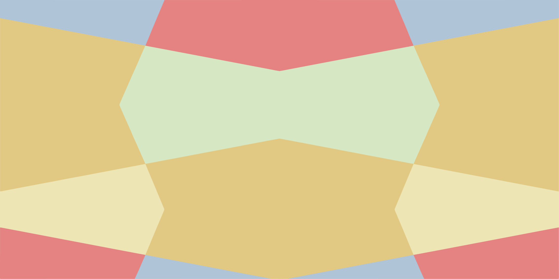 Geometriske vinyl tæppe i pastelfarvede blokke - TenStickers