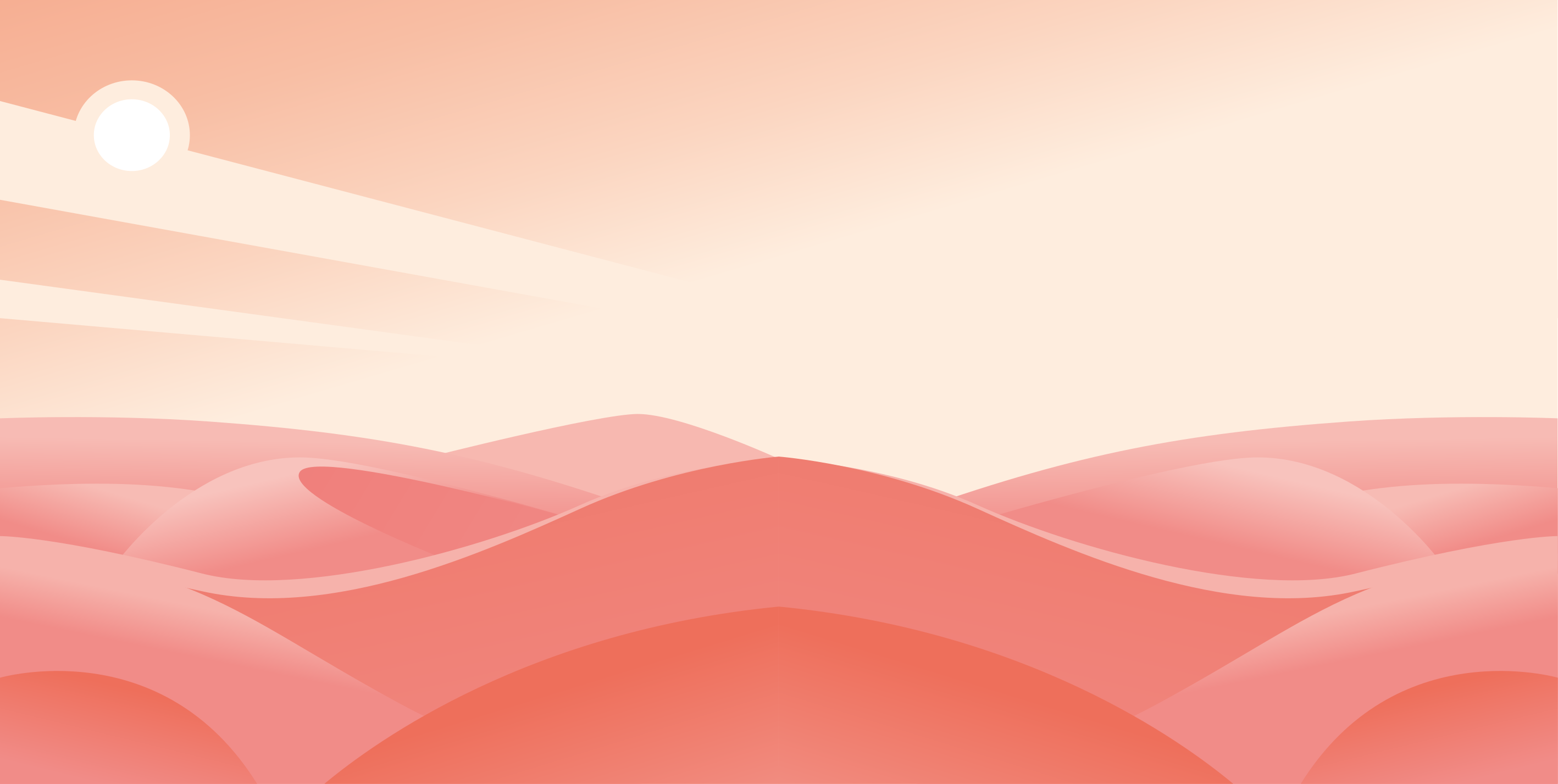 Geometriske vinyl tæppe pink ørken - TenStickers