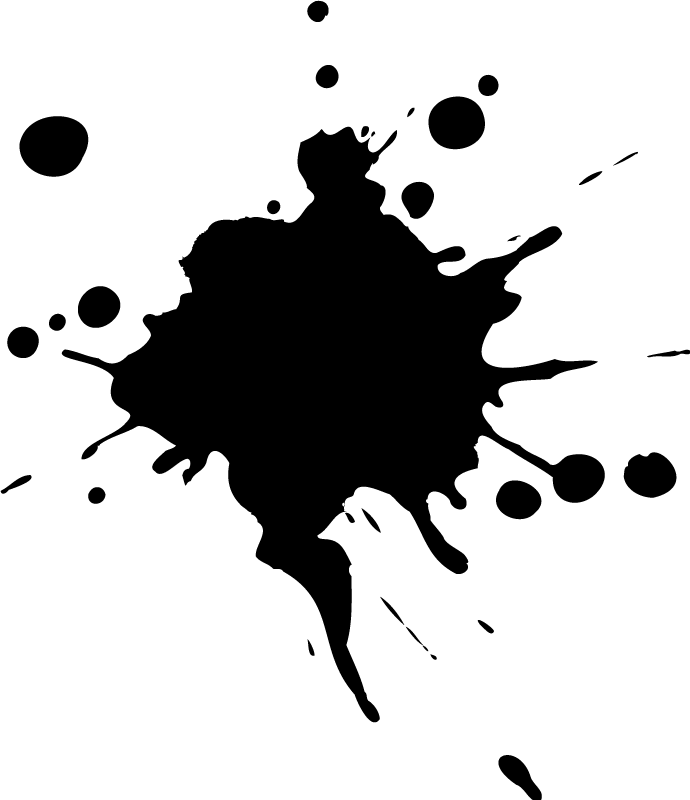 Geometriske vinyl tæppe splash effekt grafik - TenStickers