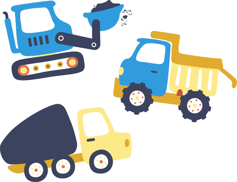 Tæppe til børneværelse med bagger symbols kids - TenStickers