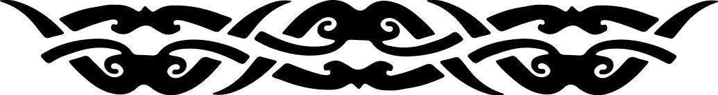 Vinyltæppe til soveværelse monokrom tribal design - TenStickers