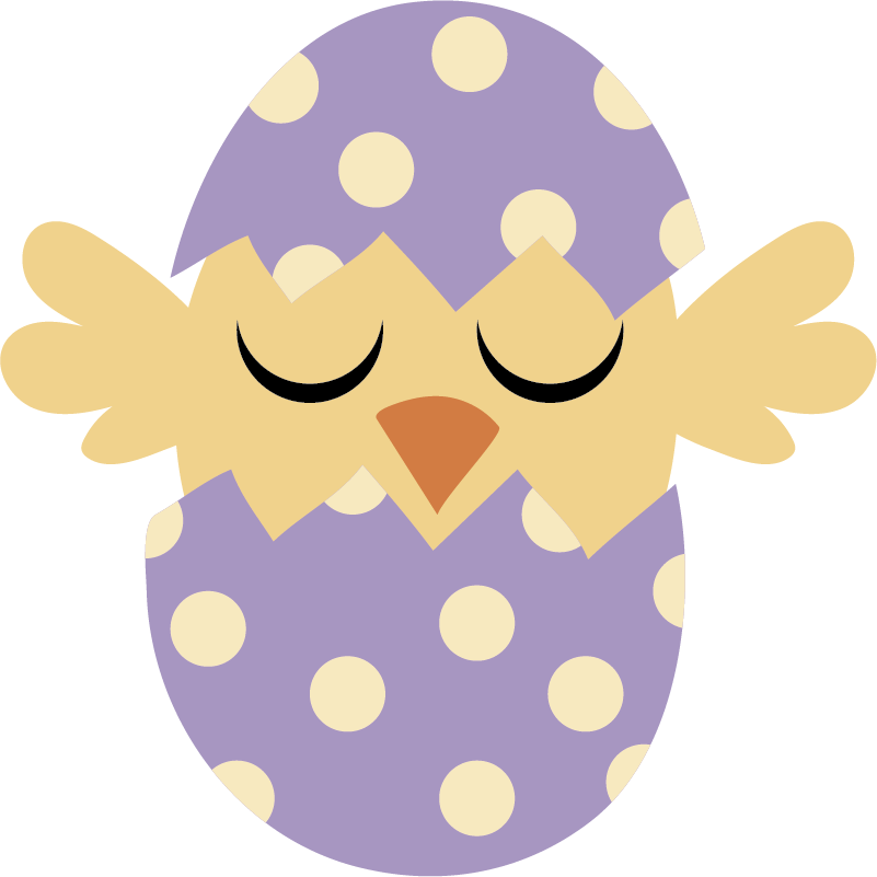 Pájaro de pascua tæppe til børneværelse - TenStickers