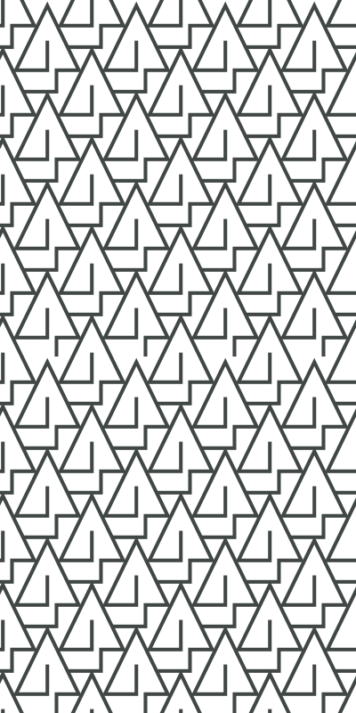 Triangles vinyl tæppe til badeværelset - TenStickers
