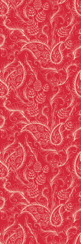 Køkken tæpper paisley illustration køleskab - TenStickers