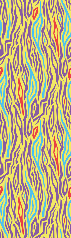 Køkken tæpper vintage zebra dyreprint køleskab - TenStickers