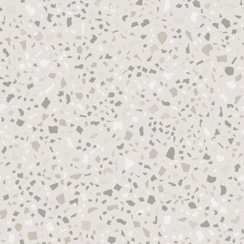 Køkken tæpper i grå terrazzo - TenStickers