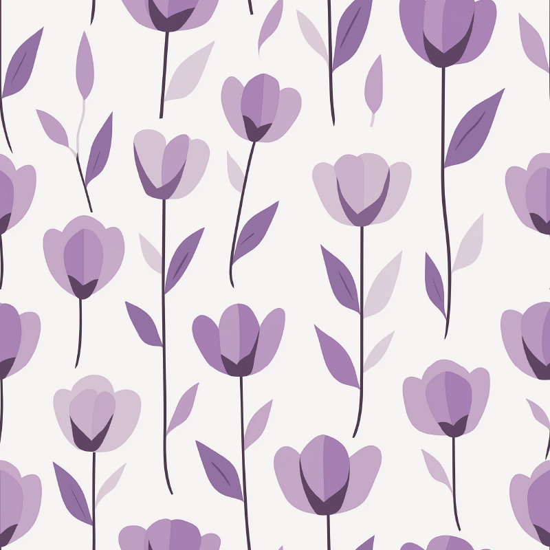 Køkken tæpper med blomsterprint design - TenStickers
