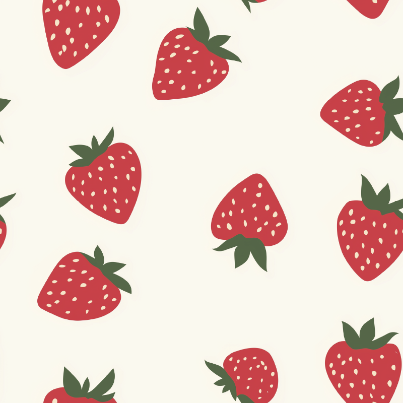 Køkken tæpper med kirsebærfrugt design - TenStickers