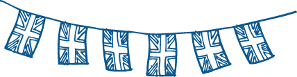 Vinyltæppe til soveværelse fra storbritannien - TenStickers