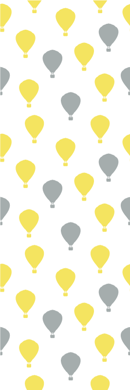Vinyltæppe til soveværelse i pantone luftballon - TenStickers