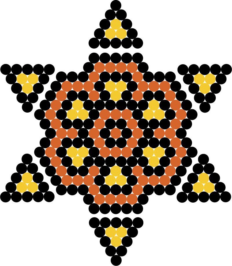 Vinyltæppe til soveværelse sol huichol - TenStickers