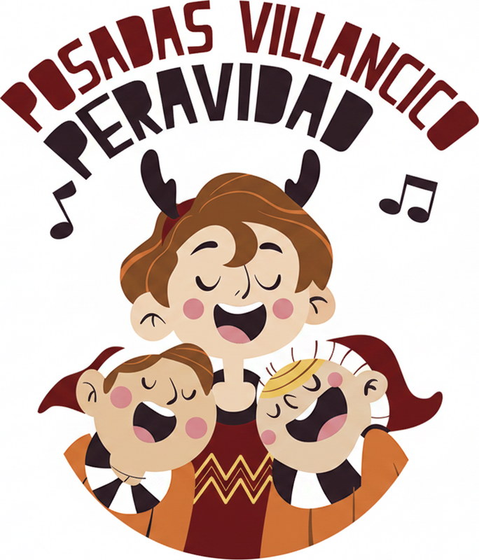 Vinyltæppe til soveværelse posadas villancico navidad - TenStickers