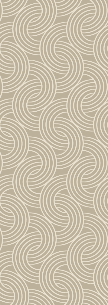Skandinaviske vinyl tæppe med minimalistisk beige mønster - TenStickers