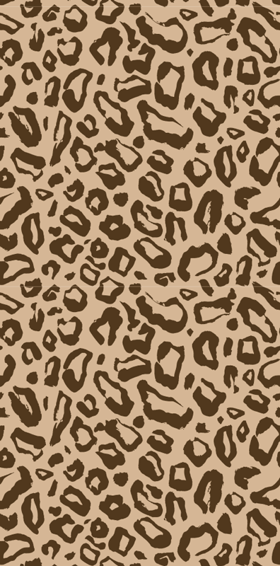 Vinyltæpper med dyr store og små leopardpletter - TenStickers