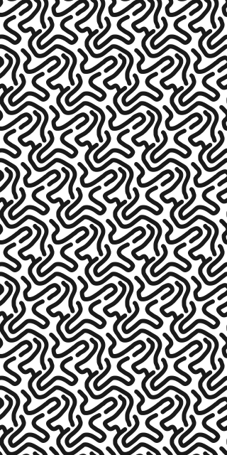Maze mønster tekstur vinyl tæppe - TenStickers