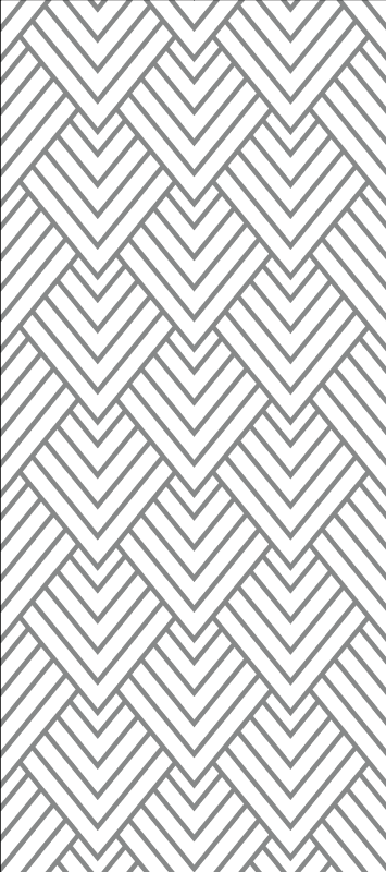 Tekstur vinyl tæppe geometrisk hvid trekant mønster - TenStickers