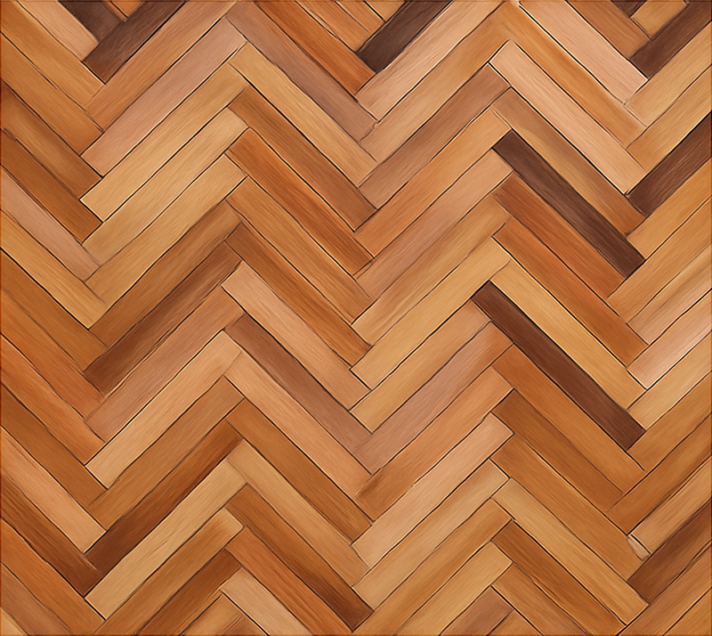 Tekstur vinyl tæppe classic oak fiskebensparket - TenStickers