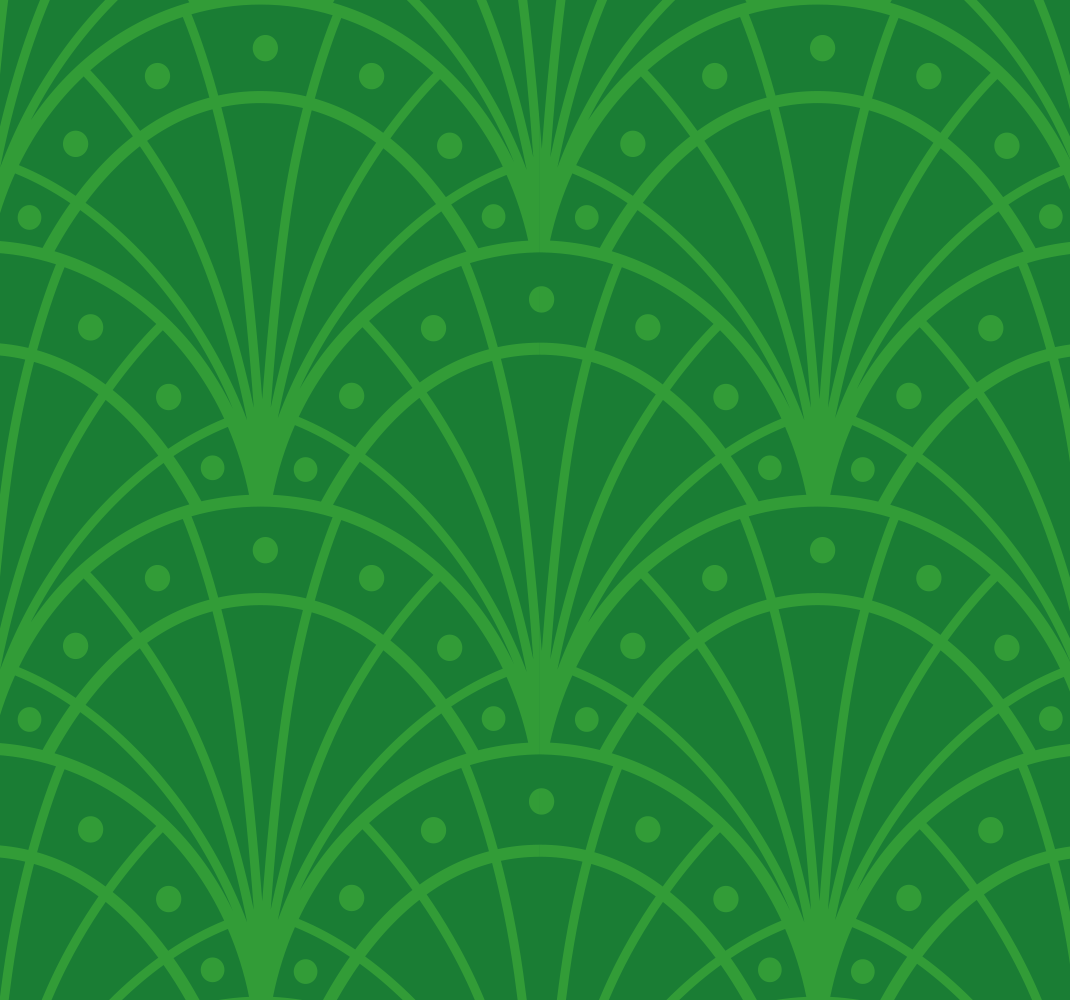Vintage vinyl tæppe art deco - TenStickers