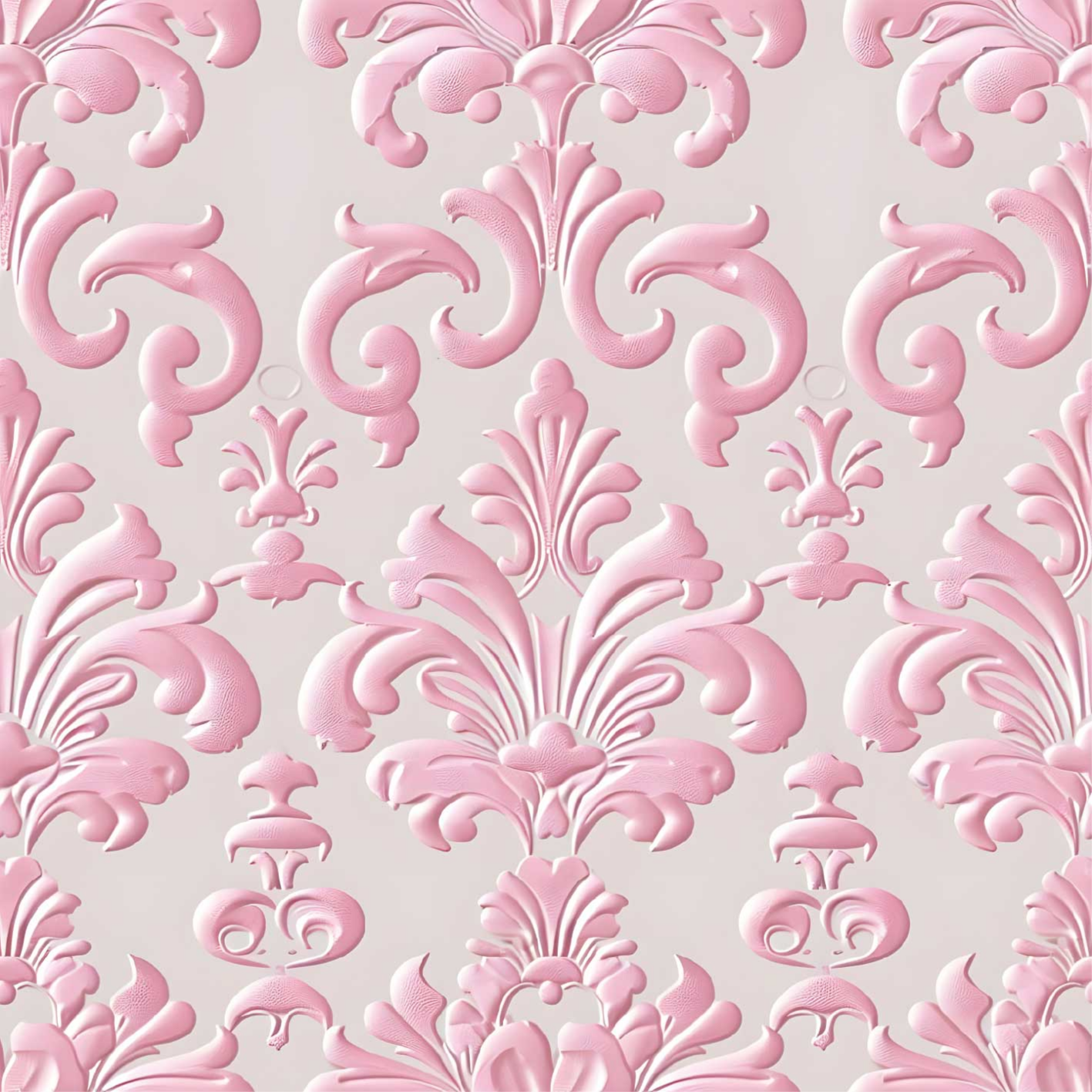 Vintage vinyl tæppe med pink mønster - TenStickers