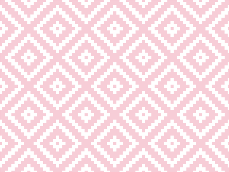 Tekstur vinyl tæppe pink firkantet geometrisk mønster - TenStickers
