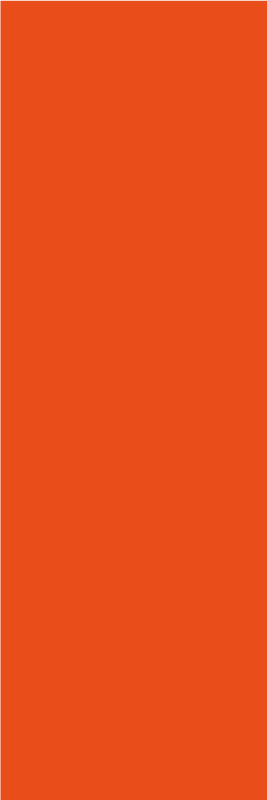 Orange vinyl tæppe i klar og varm nuance - TenStickers
