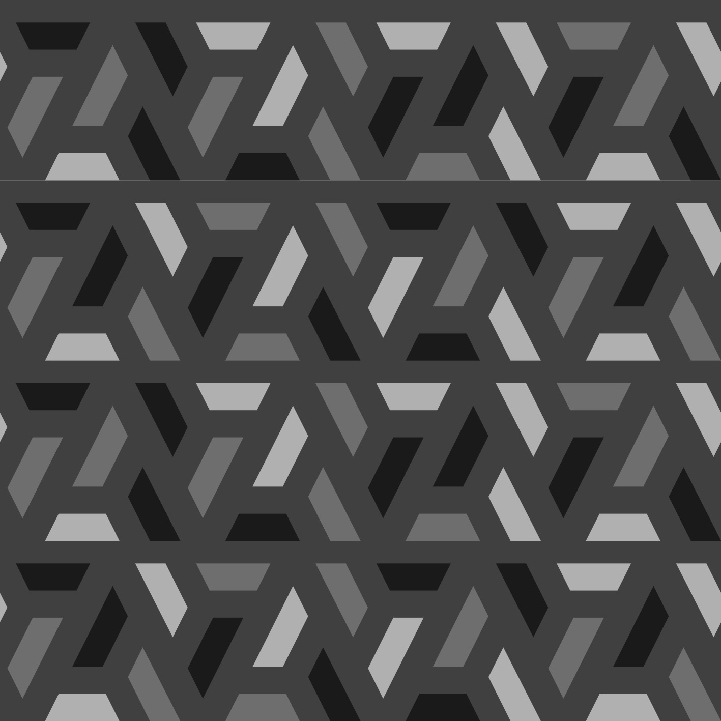 Sorte vinyl tæppe geometriske trekanter sorte nuancer - TenStickers