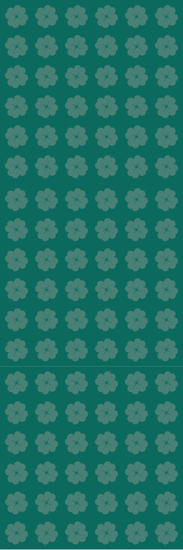 Grøn vinyl tæppe st. patricks dag mønster - TenStickers
