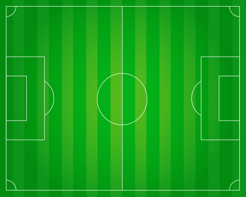 Vinyl tæppe fodboldbane teen - TenStickers