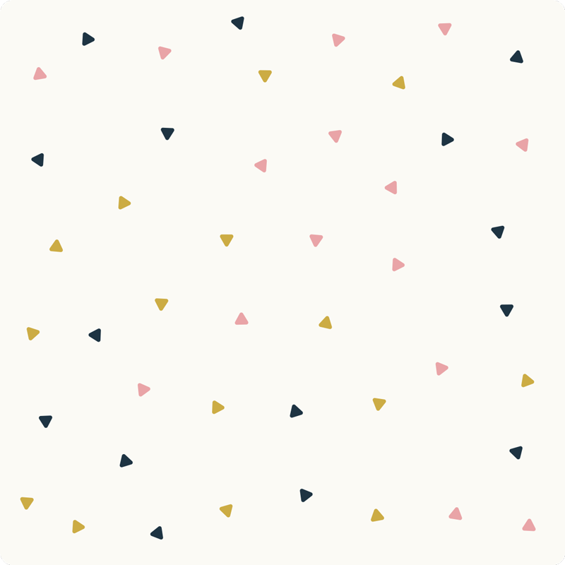 Minimalistiske vinyltæppet trekanter - TenStickers