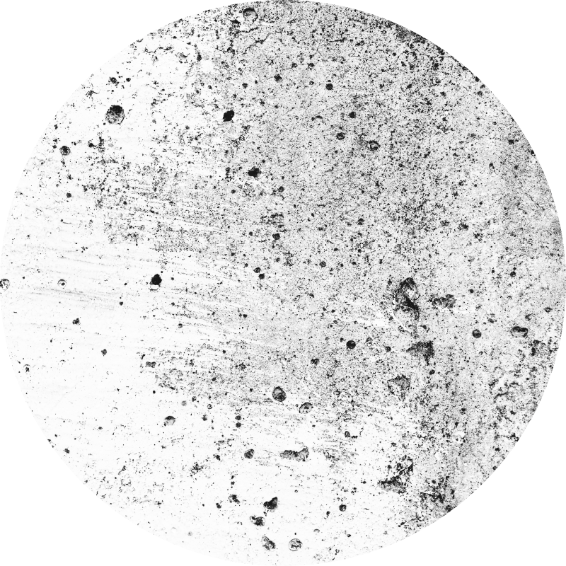 Superlativ rund cementeffekt vinyl tæppe - TenStickers