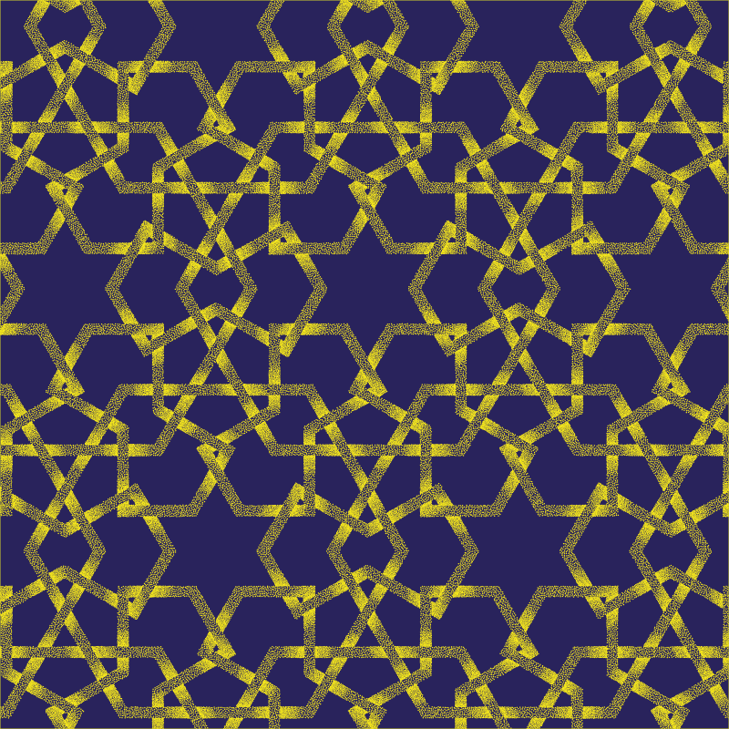 Geometrisk bad accent vinyl tæppe til badeværelset - TenStickers