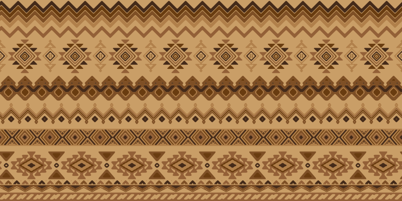 Etniske kilim design vinyl tæpper - TenStickers