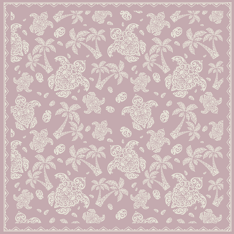 Paisley mandala mandala vinyl tæppe - TenStickers