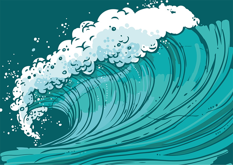 Moderne kunstmønster vinyl tæppe - TenStickers