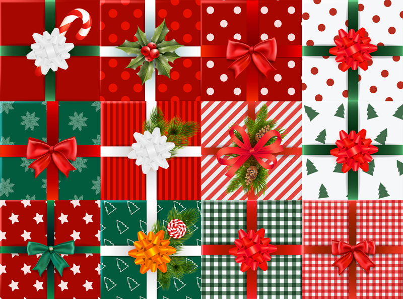 Gaveæsker pakke vinyl soveværelsetæppe - TenStickers