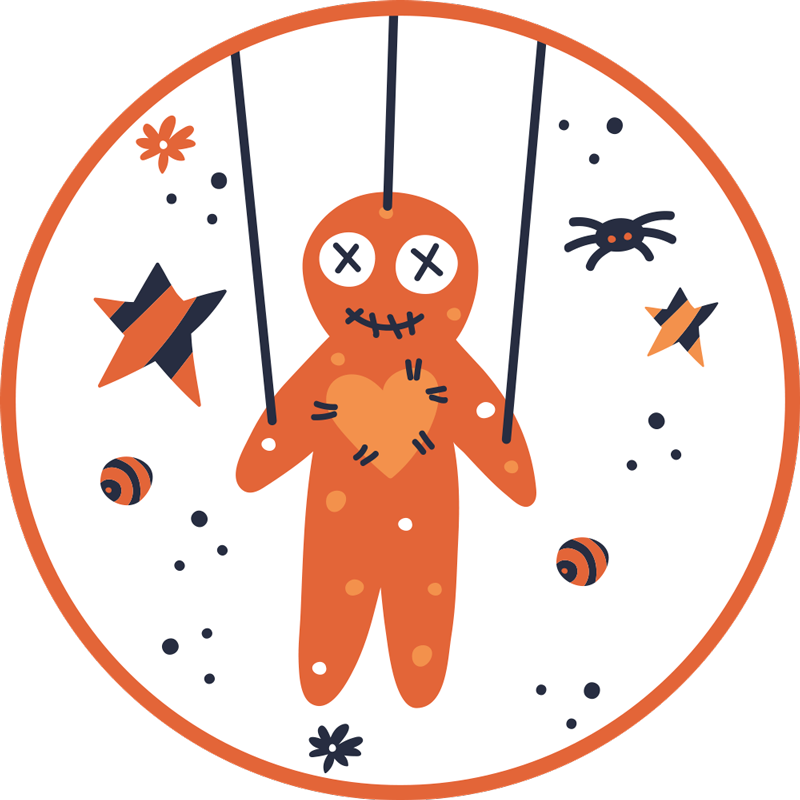 Halloween honningkager vinyltæpper til halloween - TenStickers