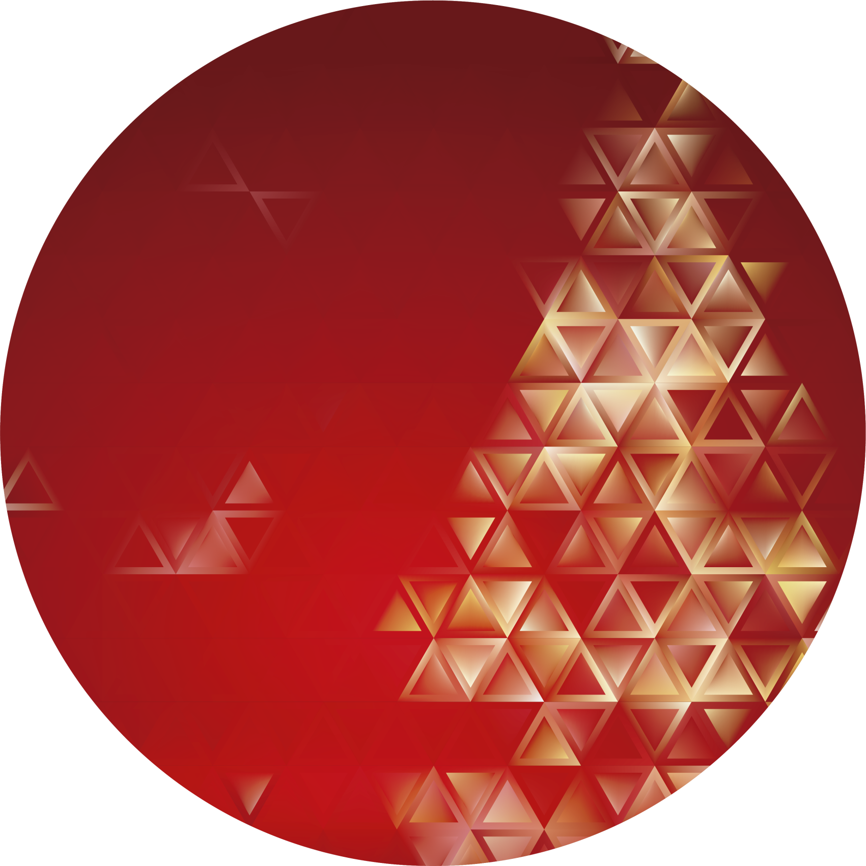 Geometrisk ombre kugle geometriske vinyl tæppe - TenStickers