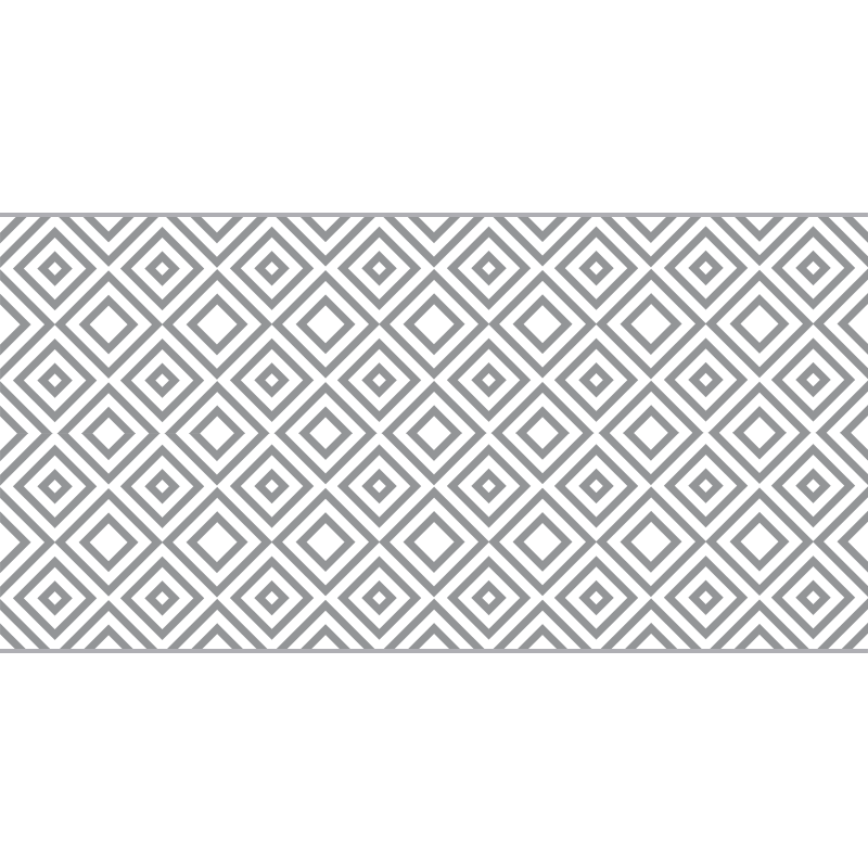 Panorama grå firkanter moderne vinyltæppe - TenStickers