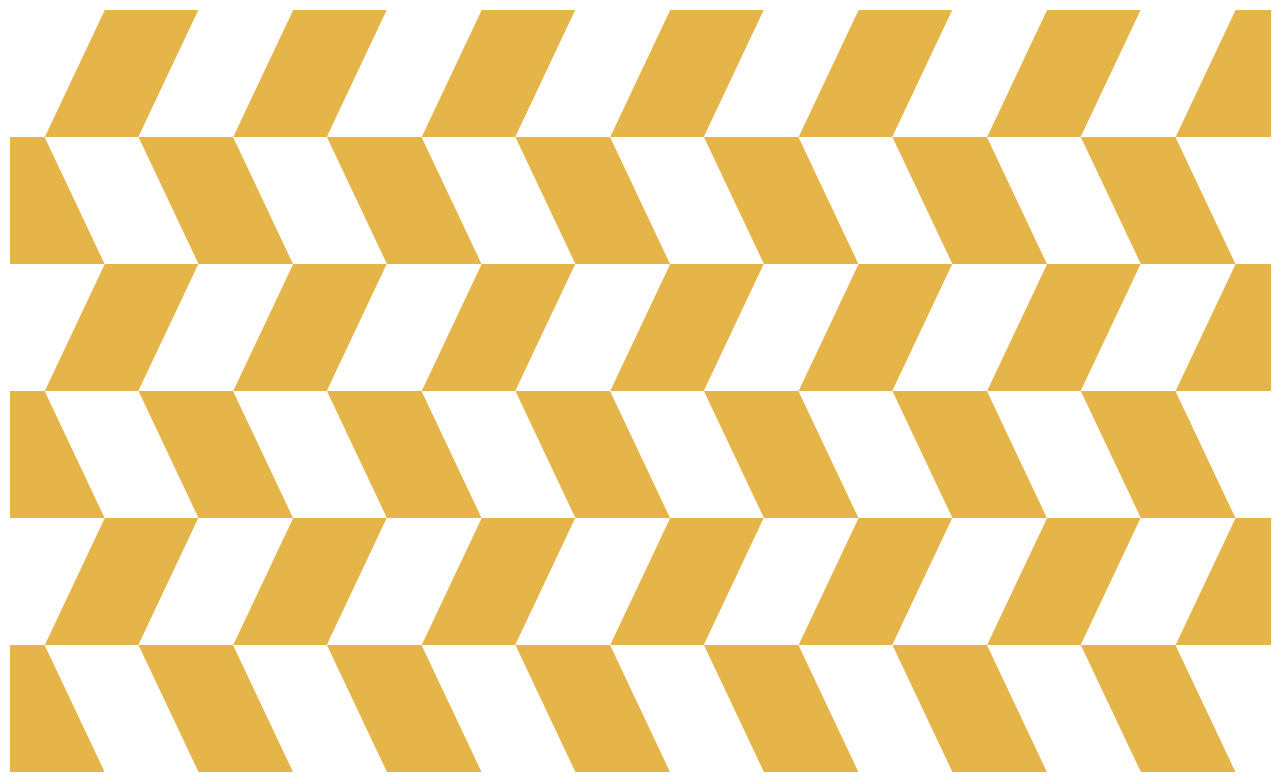 Geometriske hvide og gule figurer vinyltæpper - TenStickers