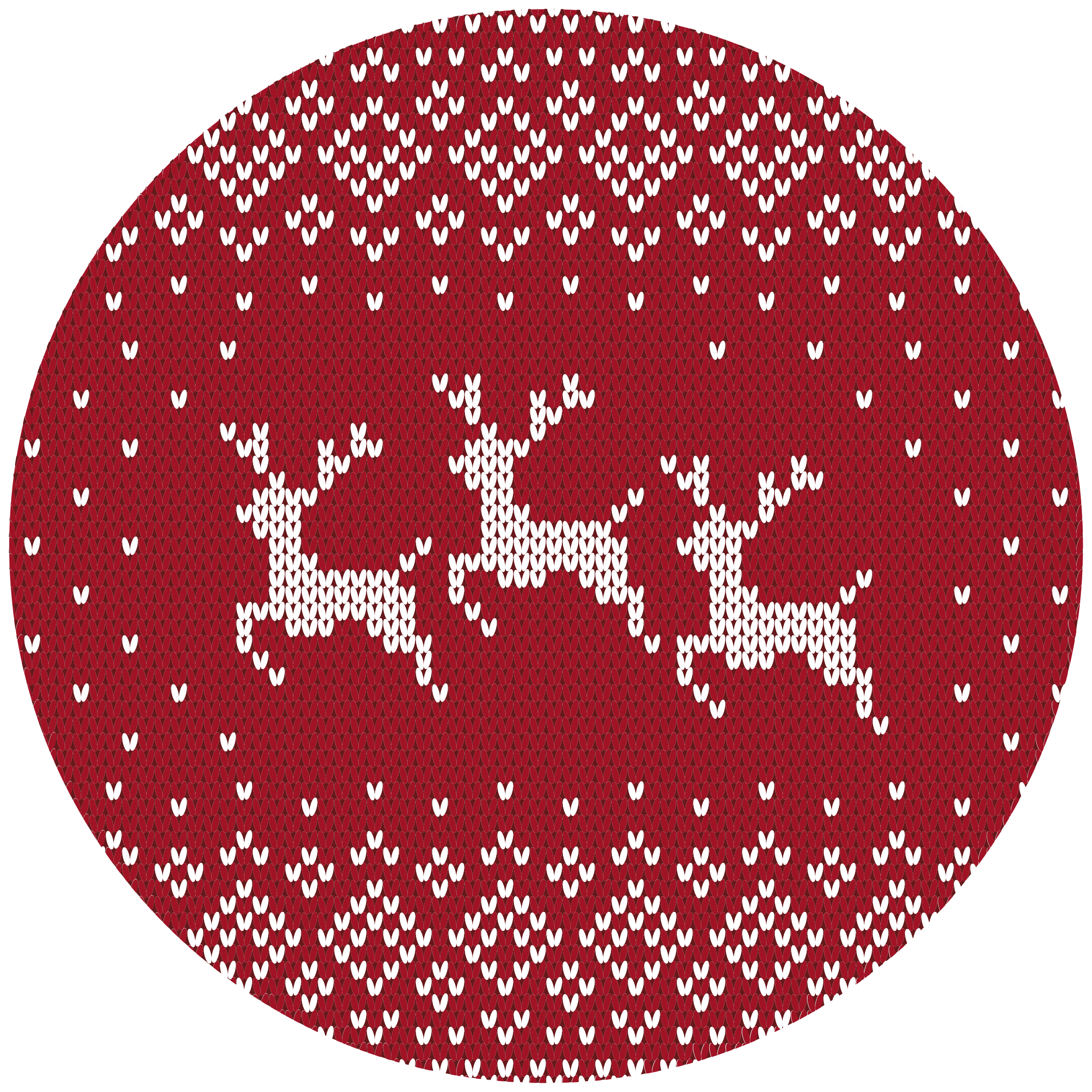 Jul jumper mønster juletræsmåtte - TenStickers