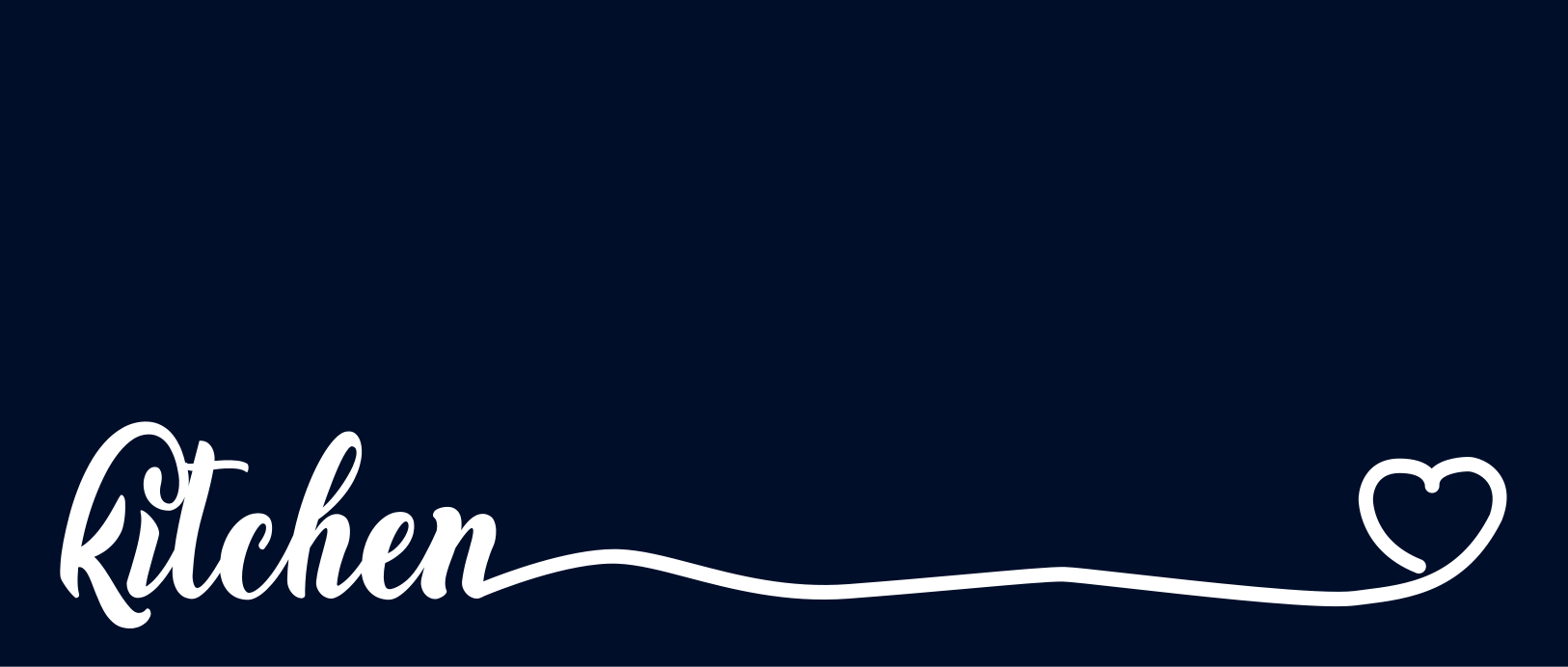 Vinyl tæppe køkken og hjerte brugerdefineret tæppe - TenStickers