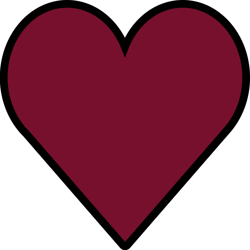 Hjerteformet rødt vinyltæppe - TenStickers