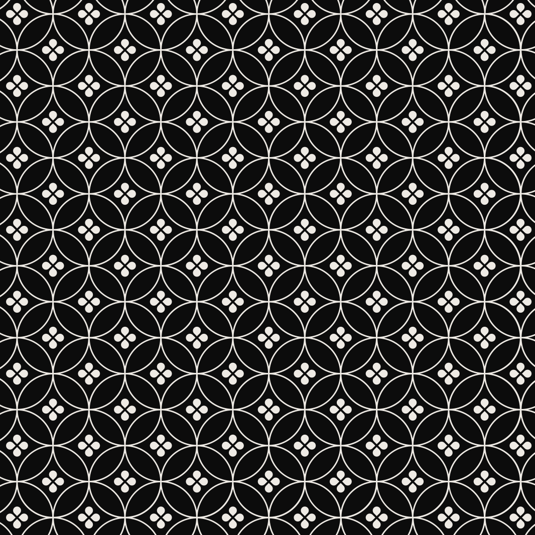 Geometrisk cirkelmønster geometriske vinyl tæppe - TenStickers