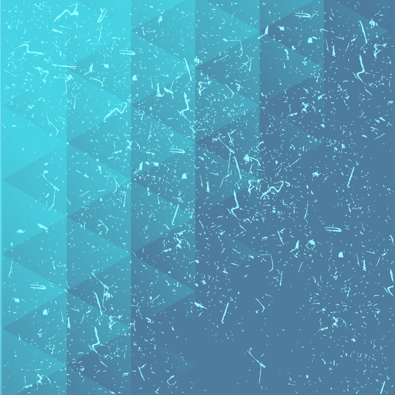 Vintage blandet blå flise tæppe - TenStickers