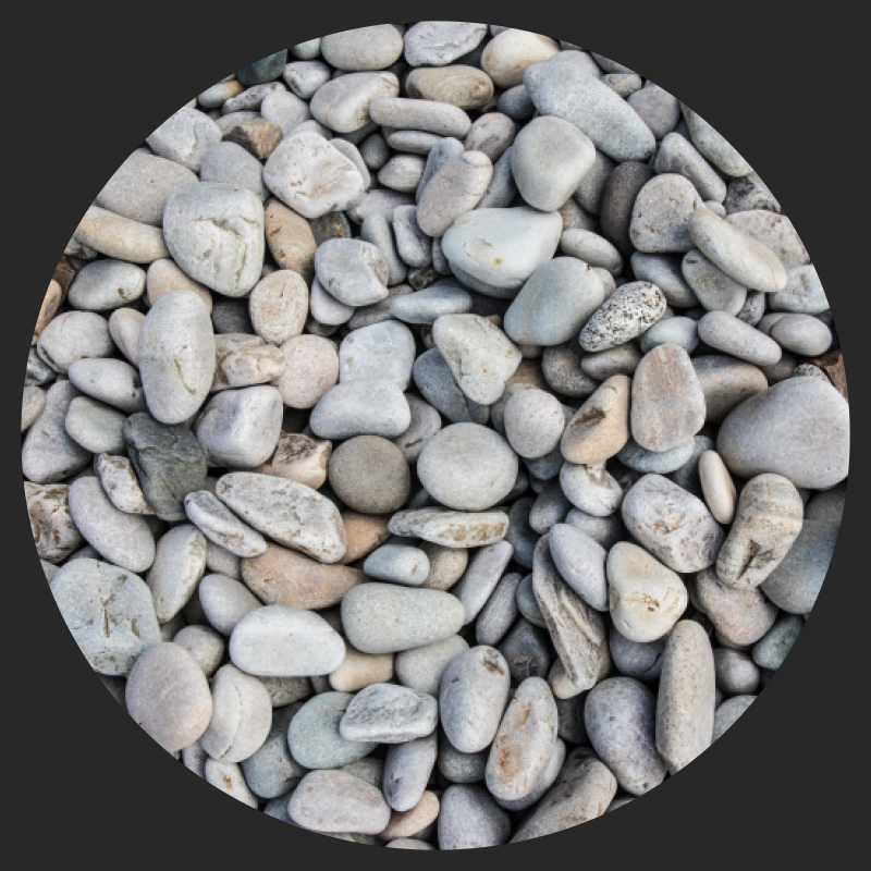 Små sten badeværelsesgulve - TenStickers